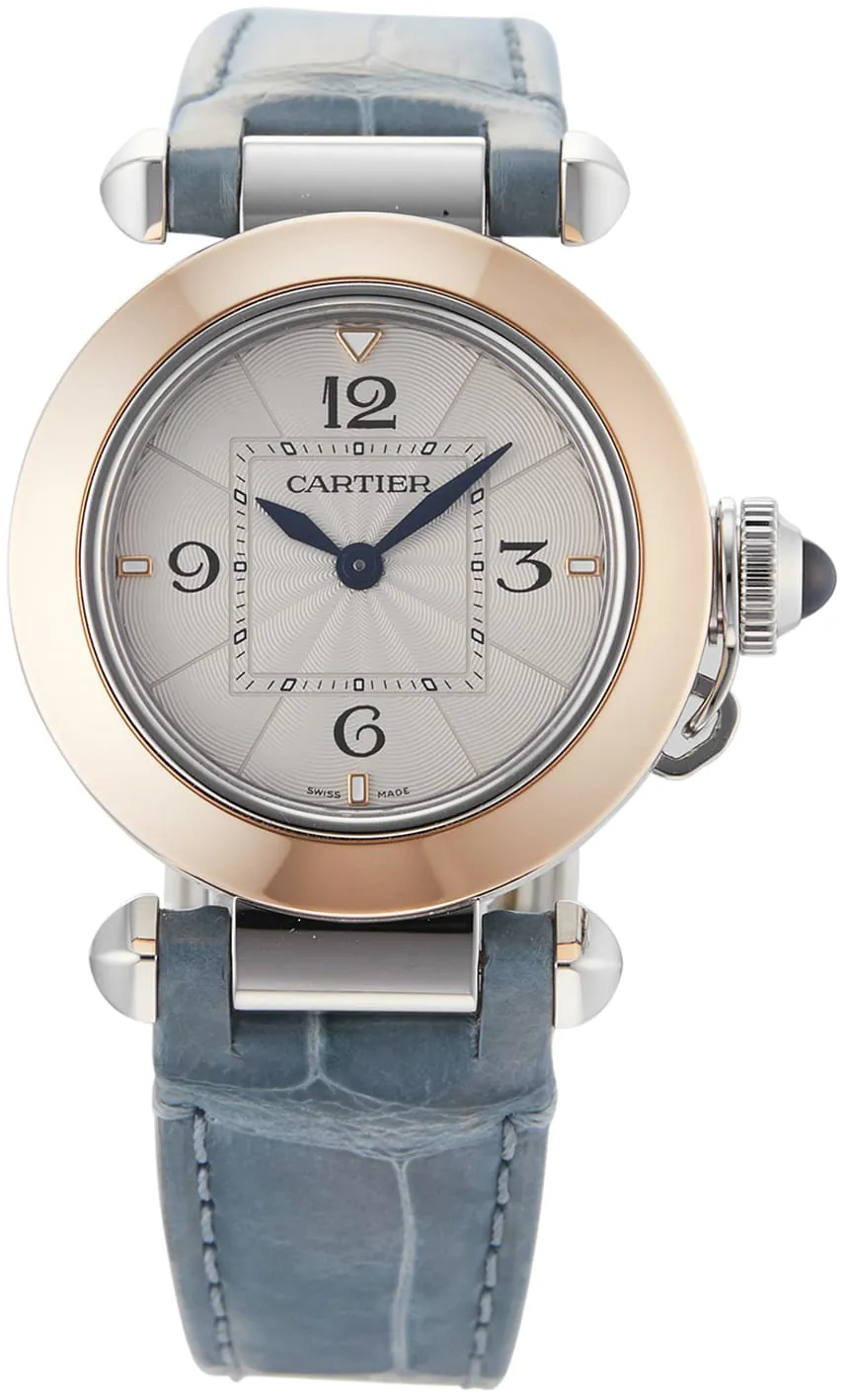 Cartier Pasha de Cartier W2PA0007 30mm Rose gold and Stainless steel Silver