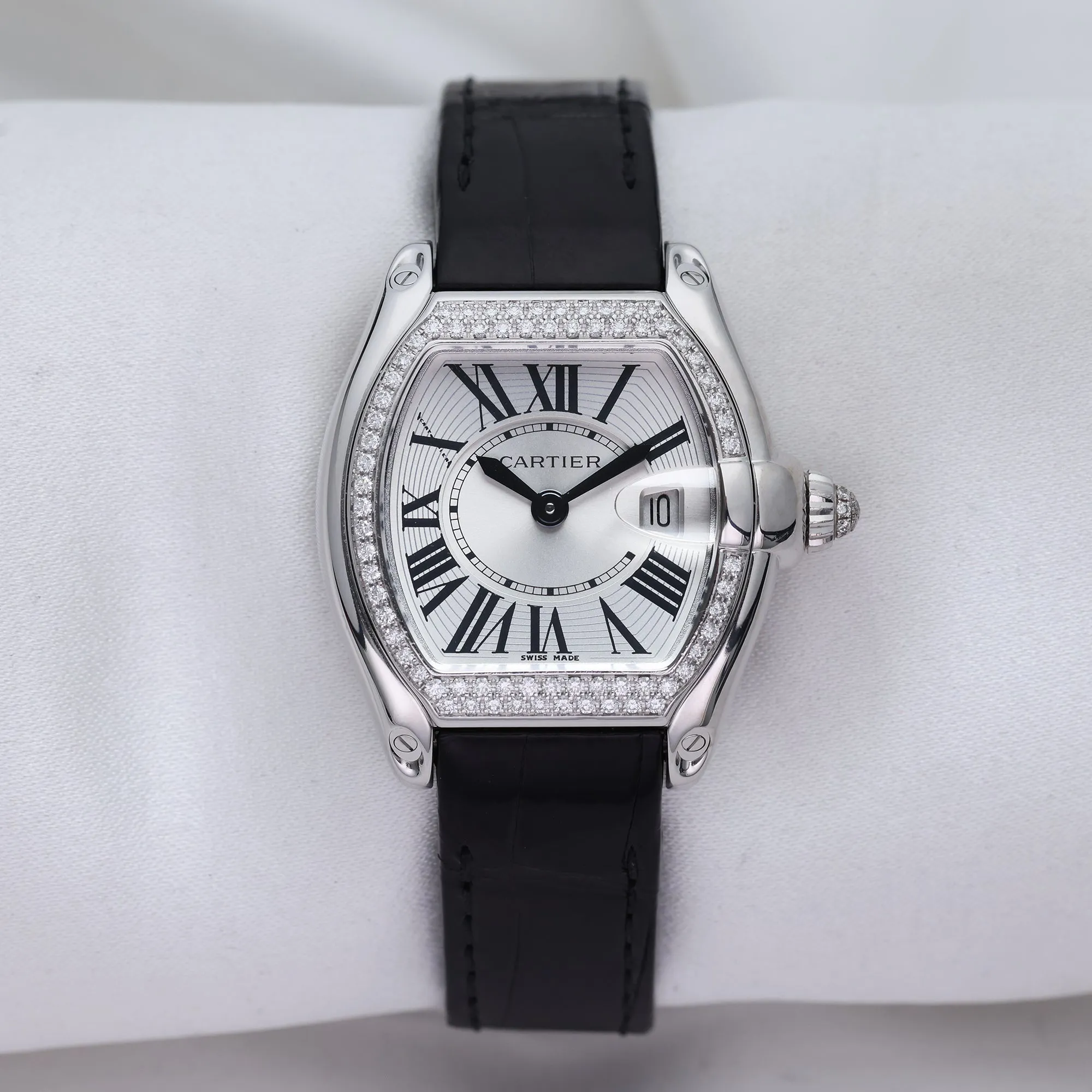 Cartier Roadster 2723 31.5mm White gold Silver