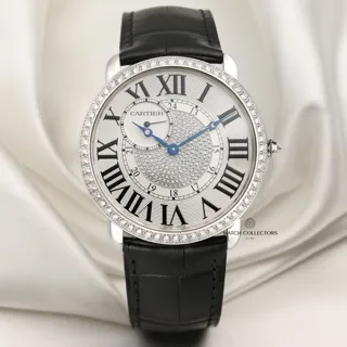 Cartier Ronde Louis WR007004 White gold White