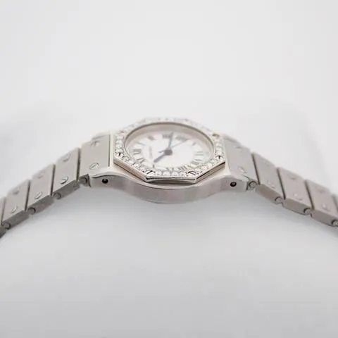 Cartier Santos 0906 25mm Stainless steel White 3