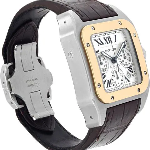 Cartier Santos W20091X7 41mm Stainless steel White 2