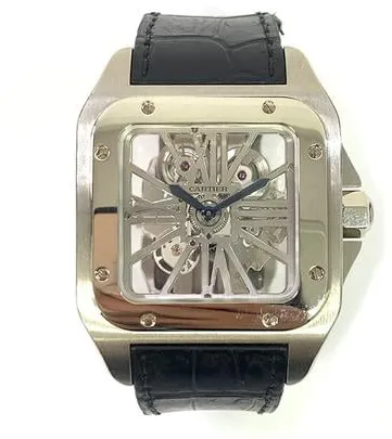 Cartier Santos 100 W2020018 Palladium Silver