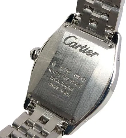 Cartier Tortue WA501011 24mm White gold Silver 3