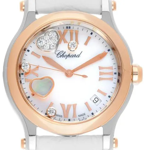 Chopard Happy Sport 278582-6009 36mm Yellow gold and Stainless steel Mother-of-pearl