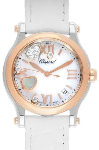 Chopard Happy Sport 278582-6009 36mm Yellow gold and Stainless steel Mother-of-pearl 6