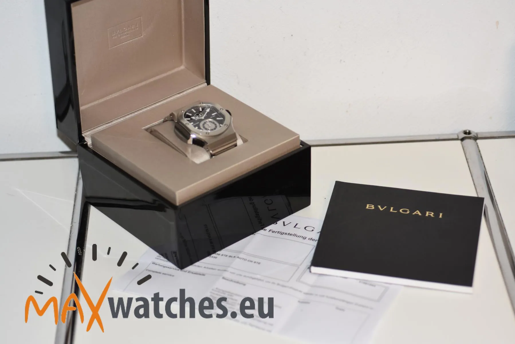 Bulgari Daniel Roth BRE56SCHS 56mm Stainless steel Black 10