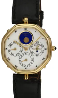 Gérald Genta Perpetual Calendar 2840.4 Yellow gold White