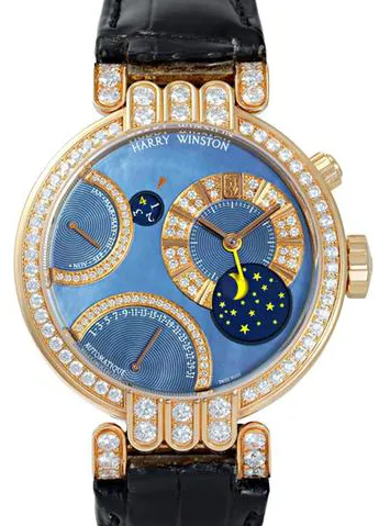 Harry Winston Premier 41mm Red gold Mother-of-pearl