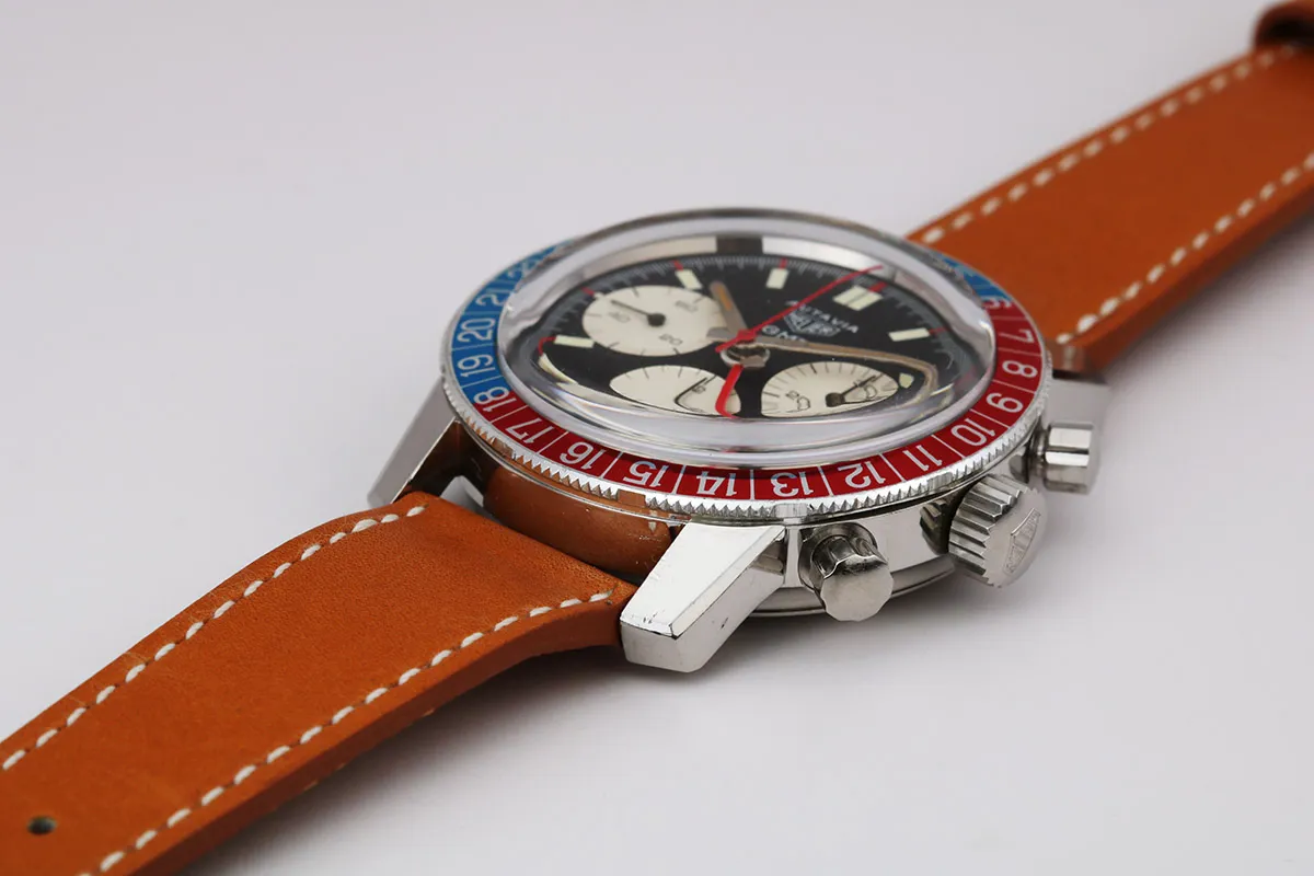 Heuer Autavia GMT 2446C 40mm Stainless steel 3