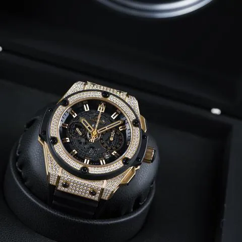 Hublot King Power 701.OX.0180.RX.1704 48mm Rose gold Transparent 9