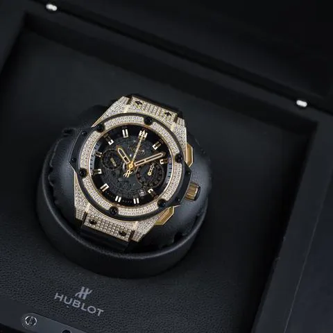 Hublot King Power 701.OX.0180.RX.1704 48mm Rose gold Transparent 10