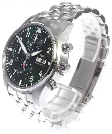 IWC Pilot IW388104 41mm Stainless steel Green 2