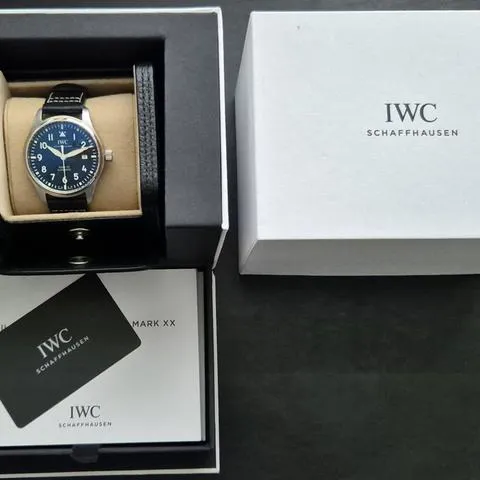 IWC Pilot Mark IW3282-03 40mm Stainless steel Blue 1