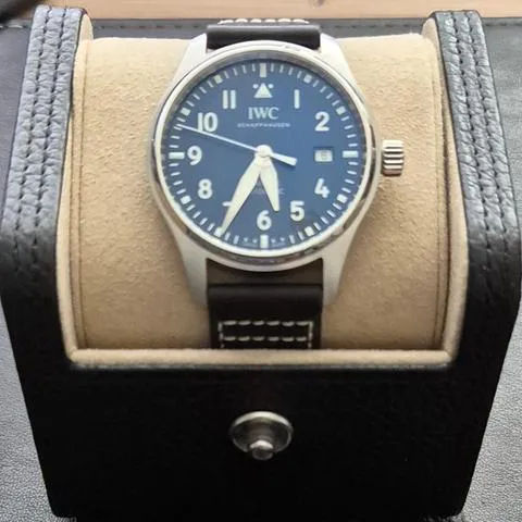 IWC Pilot Mark IW3282-03 40mm Stainless steel Blue 6
