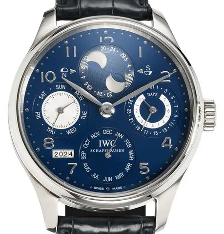 IWC Portugieser IW503203 44mm White gold Blue