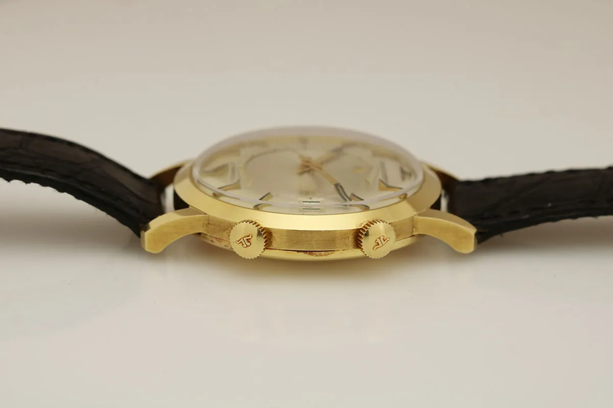 Jaeger-LeCoultre Memovox 855 37mm Yellow gold Silver 2