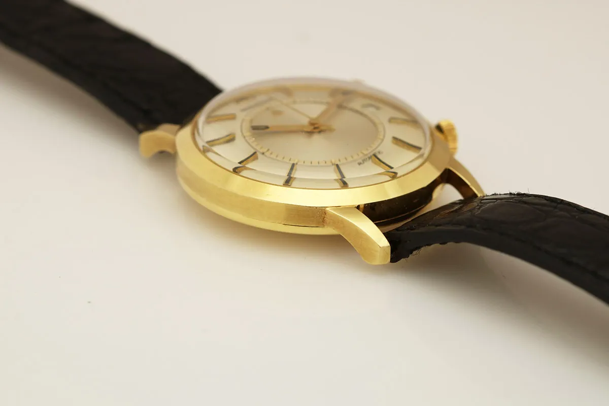 Jaeger-LeCoultre Memovox 855 37mm Yellow gold Silver 3