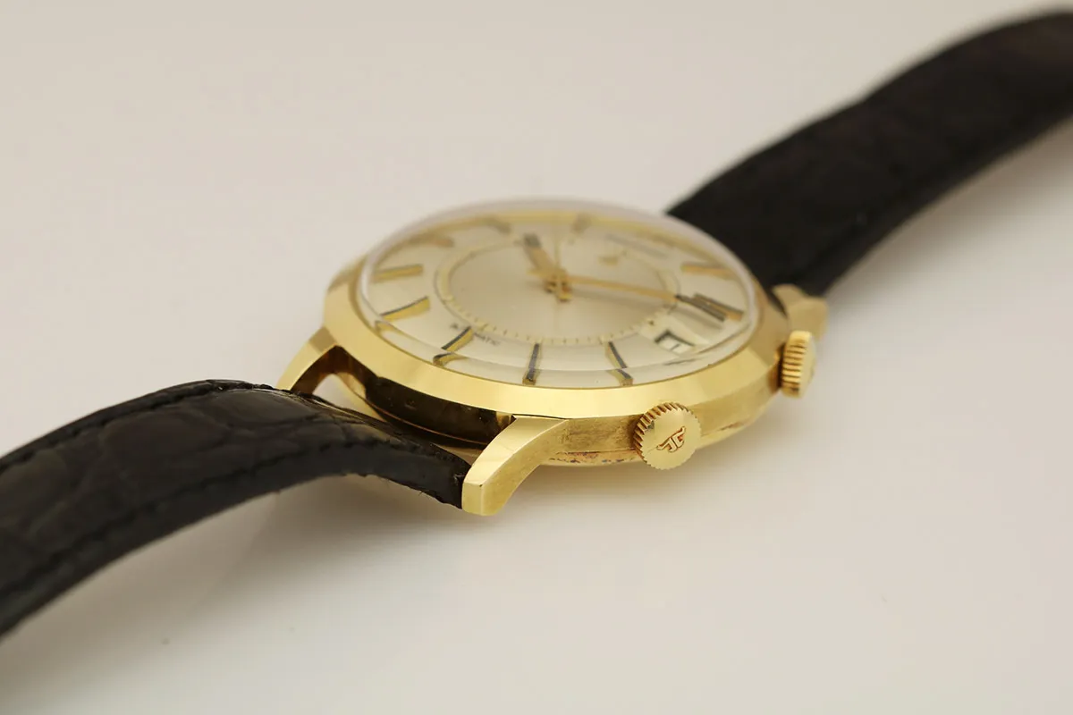 Jaeger-LeCoultre Memovox 855 37mm Yellow gold Silver 4