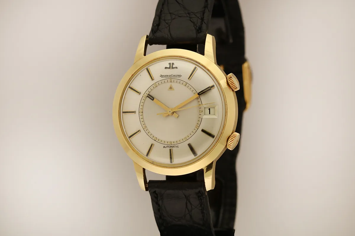 Jaeger-LeCoultre Memovox 855 37mm Yellow gold Silver 7
