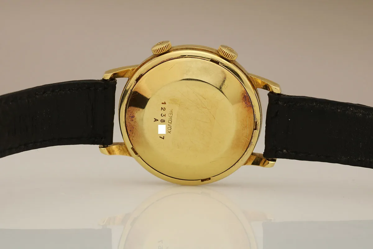 Jaeger-LeCoultre Memovox 855 37mm Yellow gold Silver 8