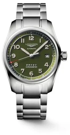 Longines Spirit L3.810.4.03.6 40mm Stainless steel Green