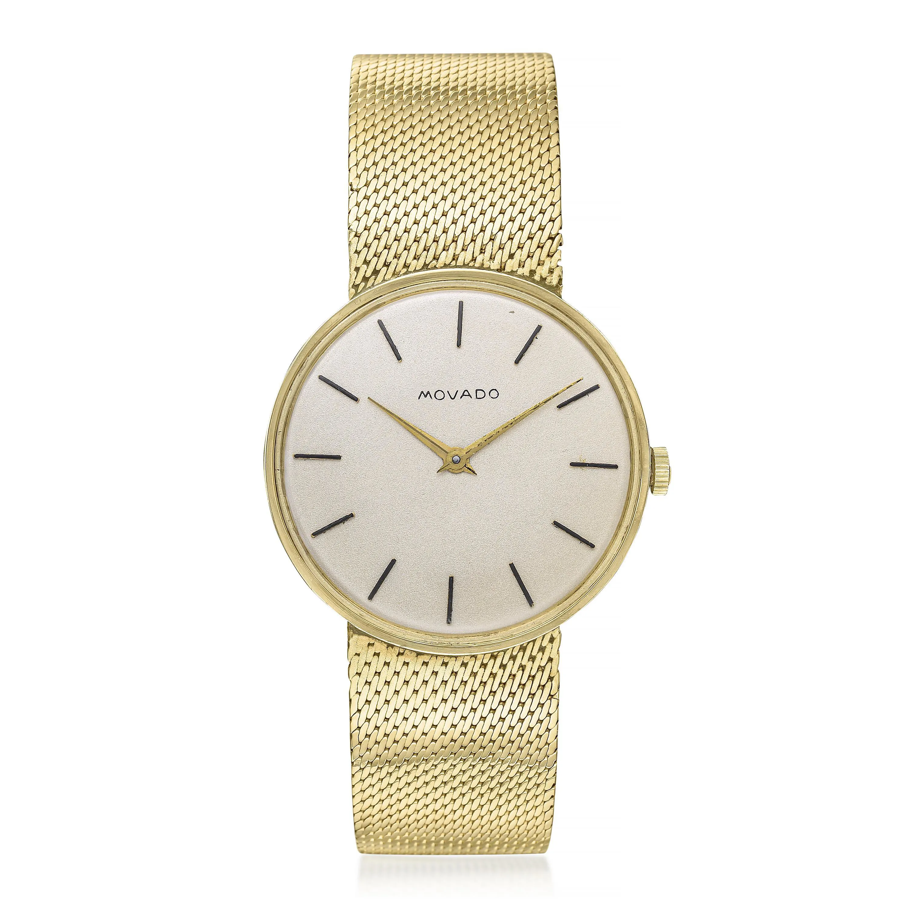 Movado 246 224 085 32mm Yellow gold Silver