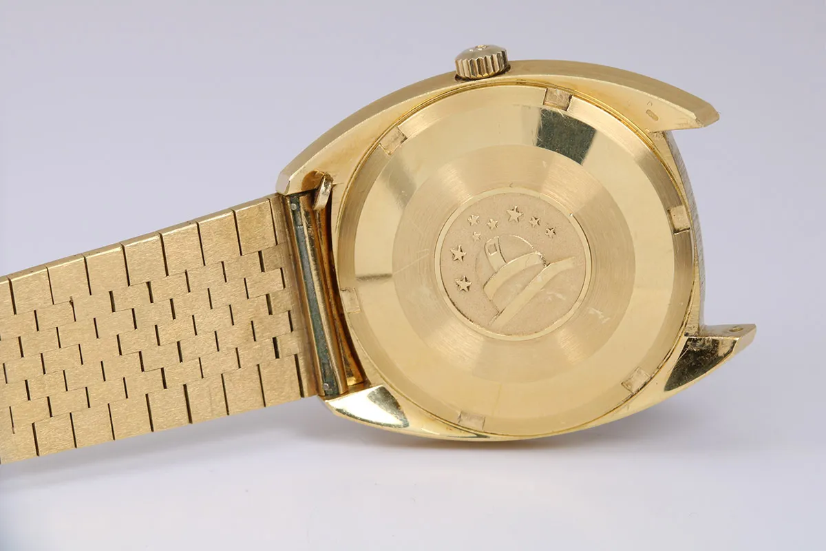 Omega Constellation 168.019 34mm Yellow gold and 18k yellow gold Linen 8