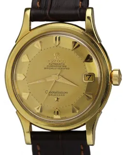 Omega Constellation Calendar 2943 35mm Yellow gold Champagne