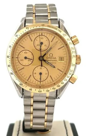 Omega Speedmaster 175.0043 39mm Yellow gold and stainless steel White