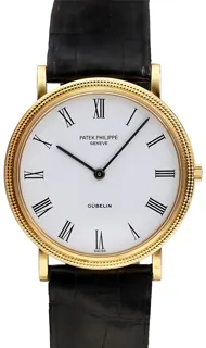 Patek Philippe Calatrava 3744 18k yellow gold White