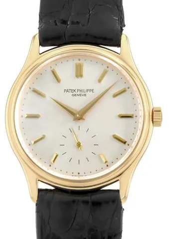 Patek Philippe Calatrava 3923J 32mm Yellow gold Silver