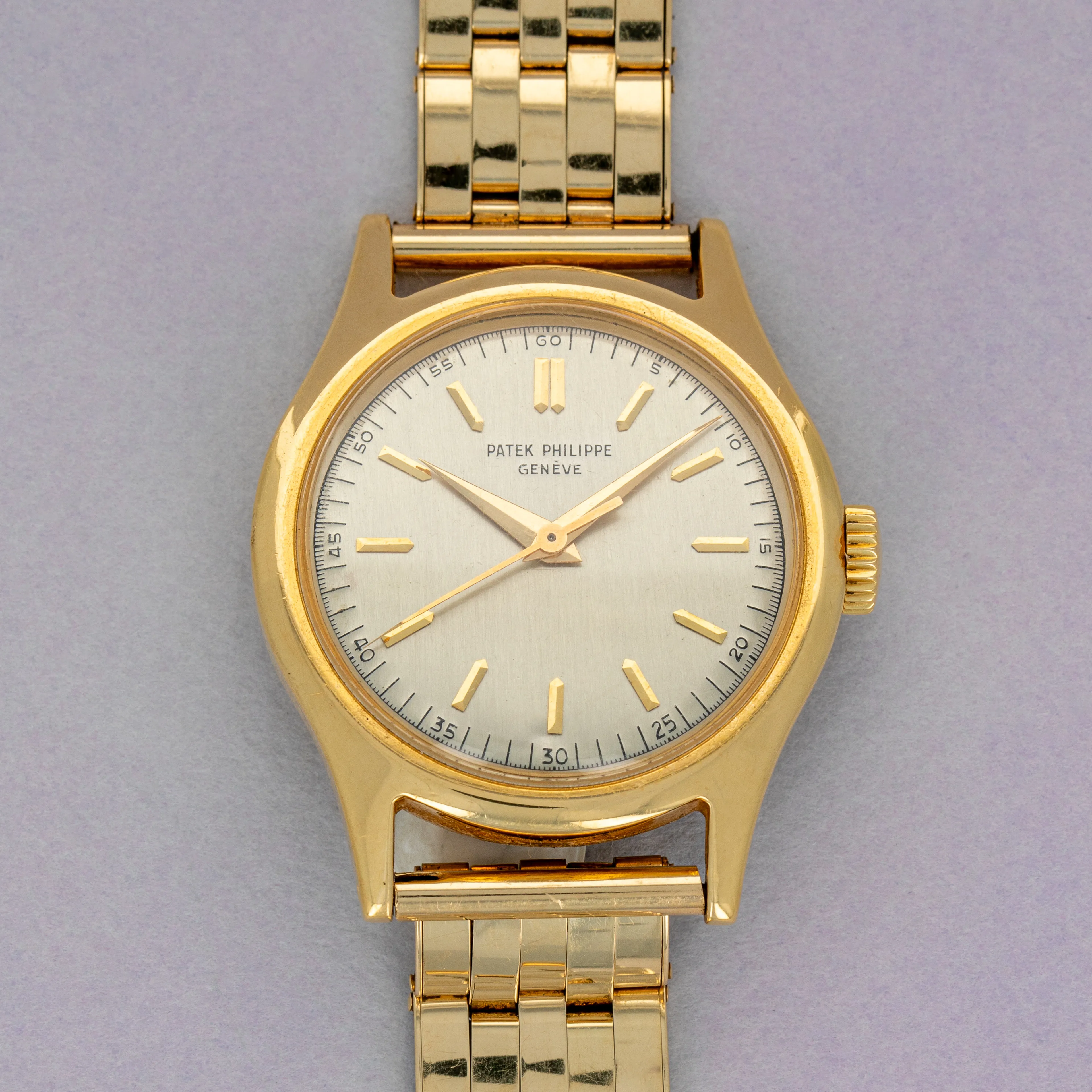 Patek Philippe Calatrava 565 35.5mm Yellow gold Silver