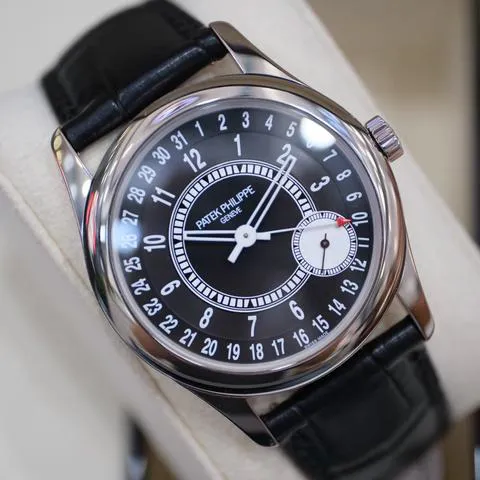 Patek Philippe Calatrava 6006G-001 39mm White gold Black 1