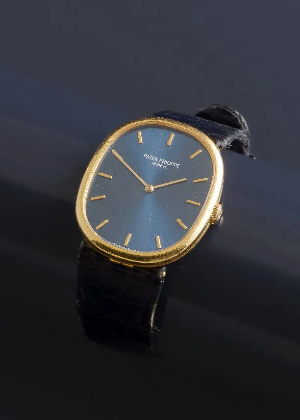 Patek Philippe Golden Ellipse 3848 27mm Yellow gold Blue