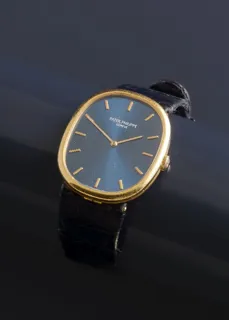 Patek Philippe Golden Ellipse 3848 Yellow gold Blue