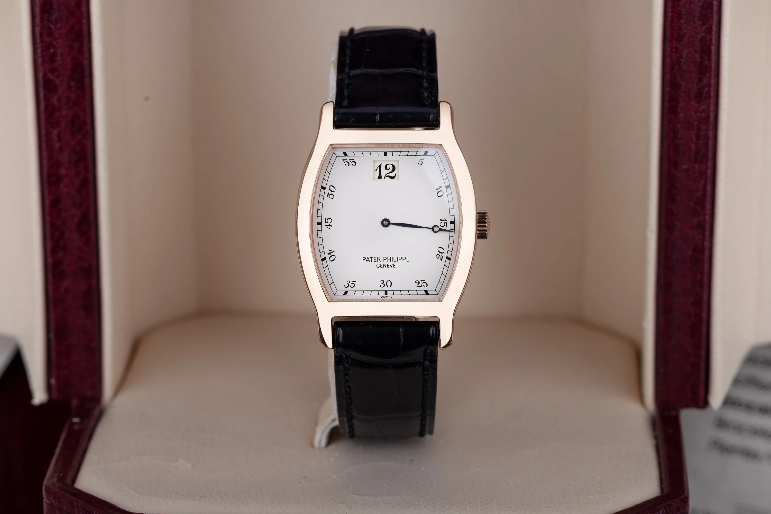 Patek Philippe JUMP HOUR 3969 28mm Rose gold Silver 5