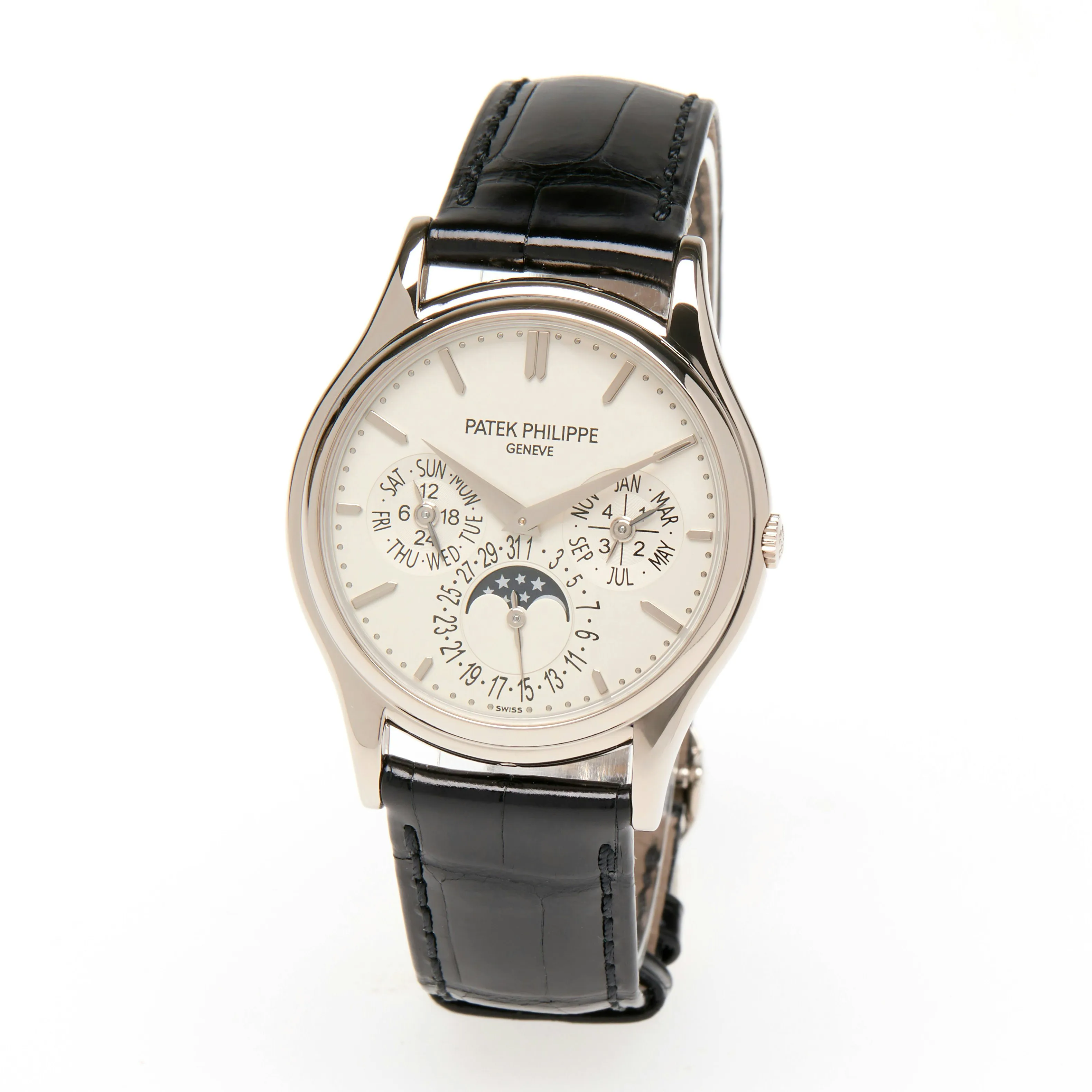 Patek Philippe Perpetual Calendar 5140G 37mm White gold Silver