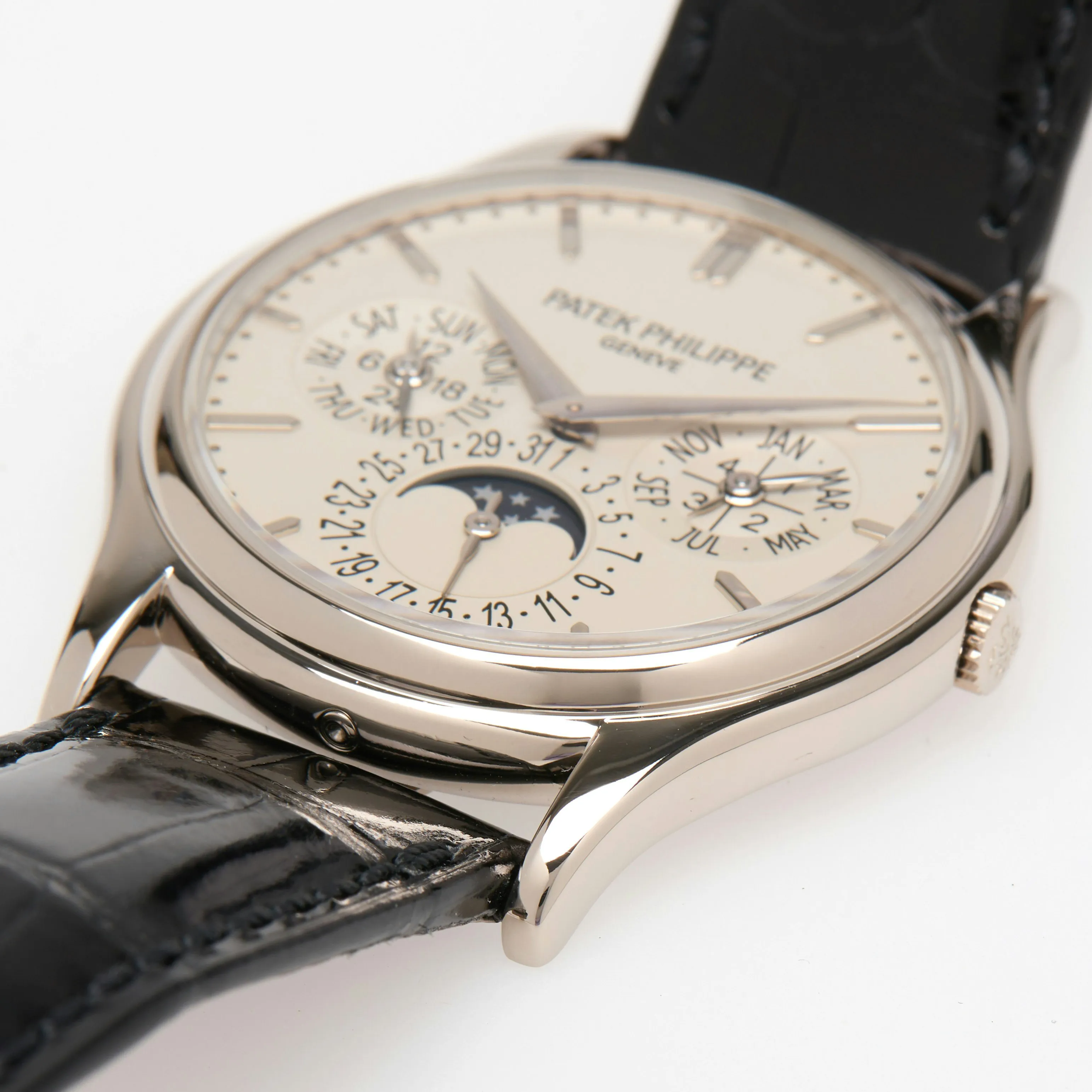 Patek Philippe Perpetual Calendar 5140G 37mm White gold Silver 4