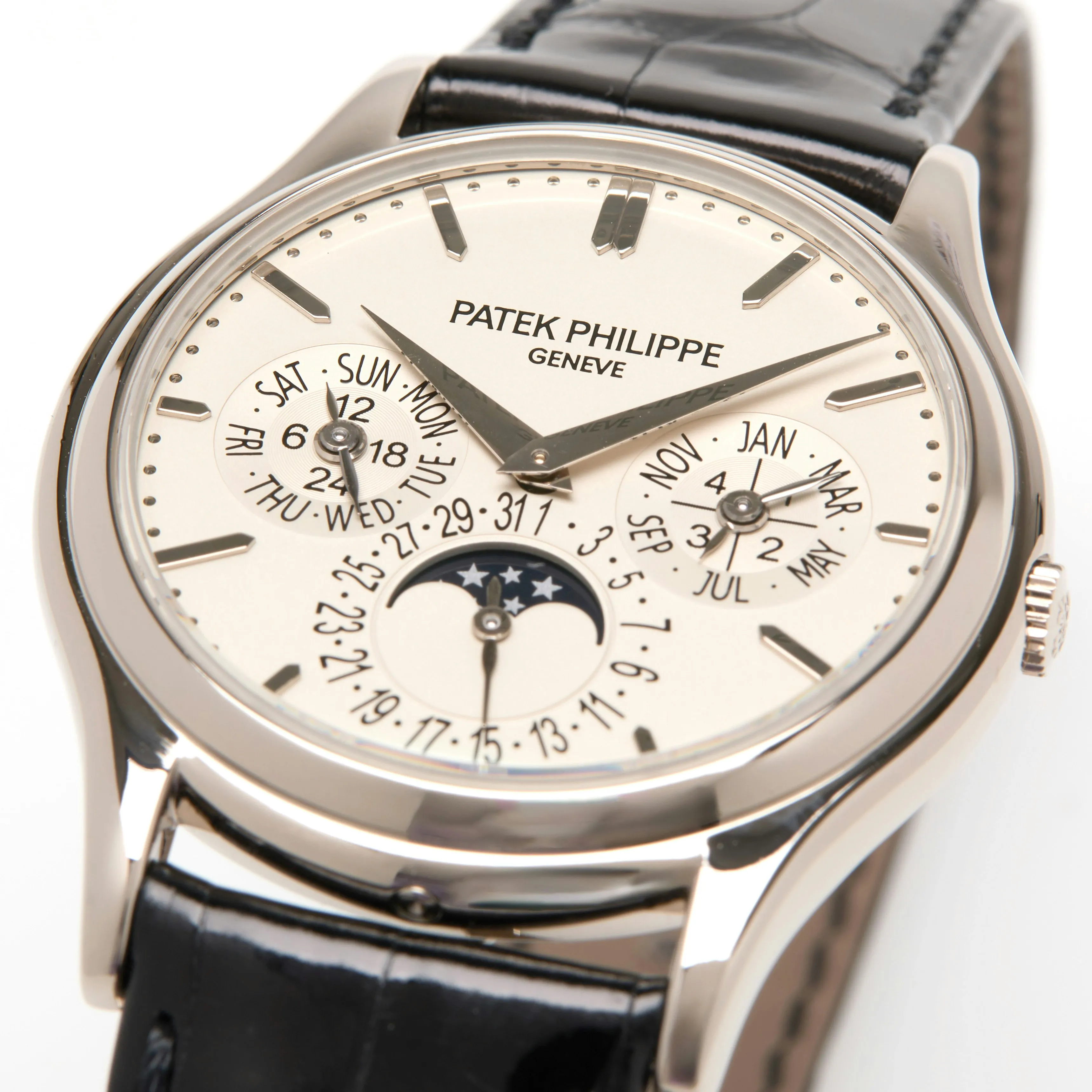 Patek Philippe Perpetual Calendar 5140G 37mm White gold Silver 8