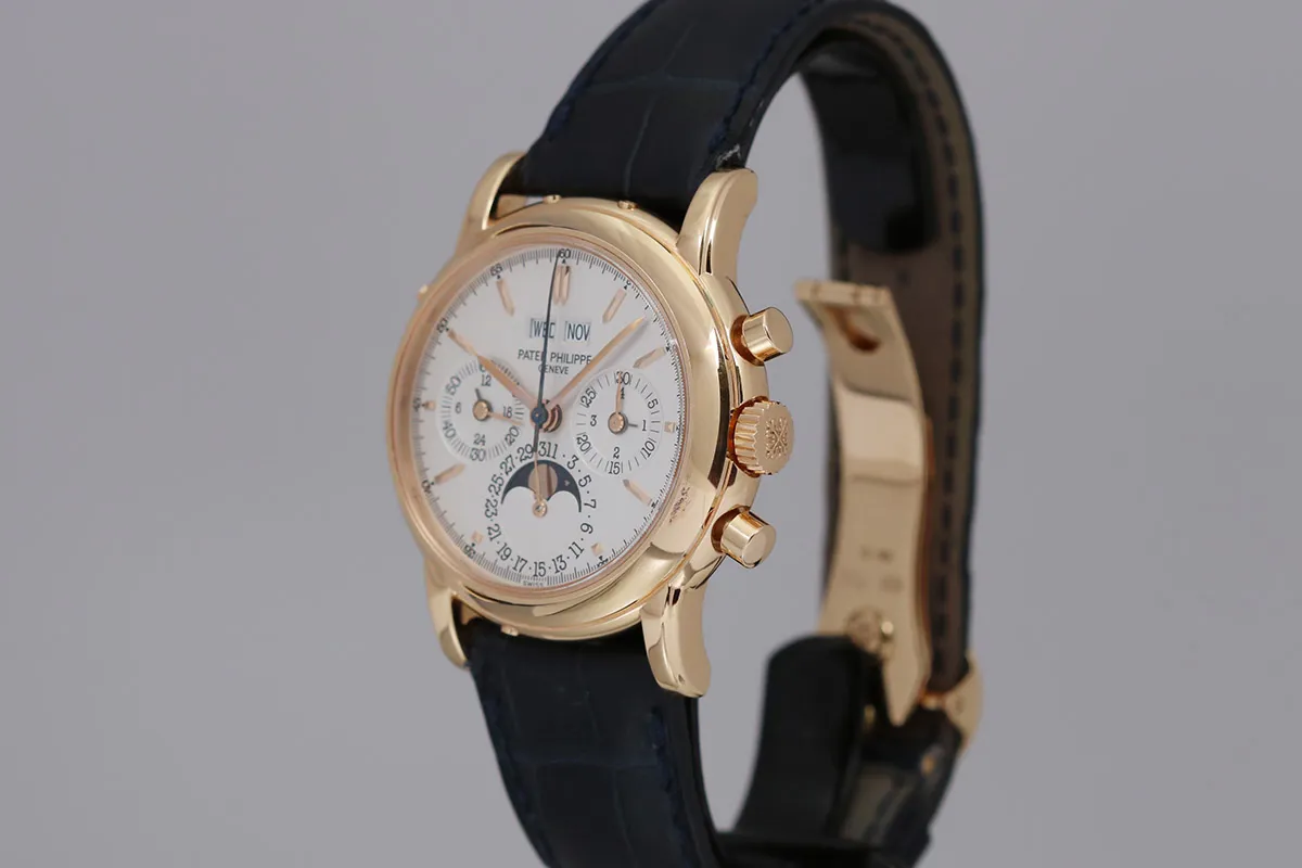 Patek Philippe Perpetual Calendar Chronograph 3970ER-012 36mm Rose gold and 18k rose gold Silver 6