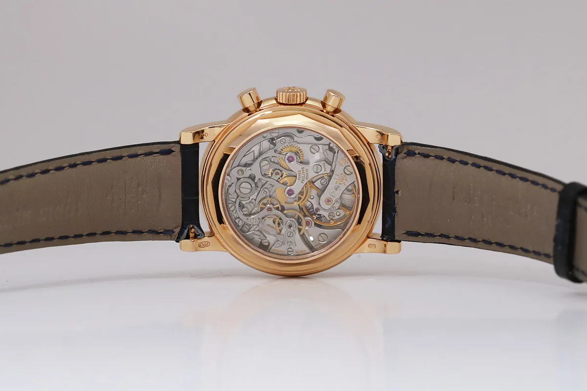 Patek Philippe Perpetual Calendar Chronograph 3970ER-012 36mm Rose gold and 18k rose gold Silver 7