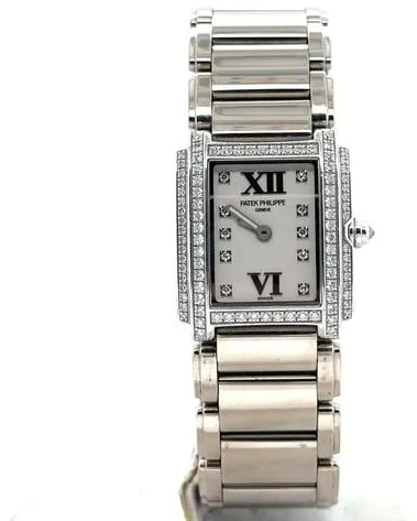 Patek Philippe Twenty~4 4908/200G-001 22mm White gold Gray