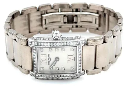 Patek Philippe Twenty~4 4908/200G-001 22mm White gold Gray 4