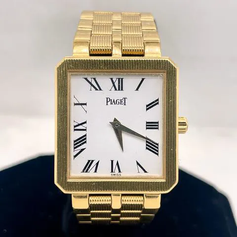 Piaget Protocole 50154 M6010 25mm Yellow gold White