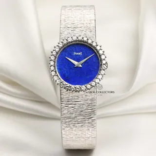 Piaget White gold Blue