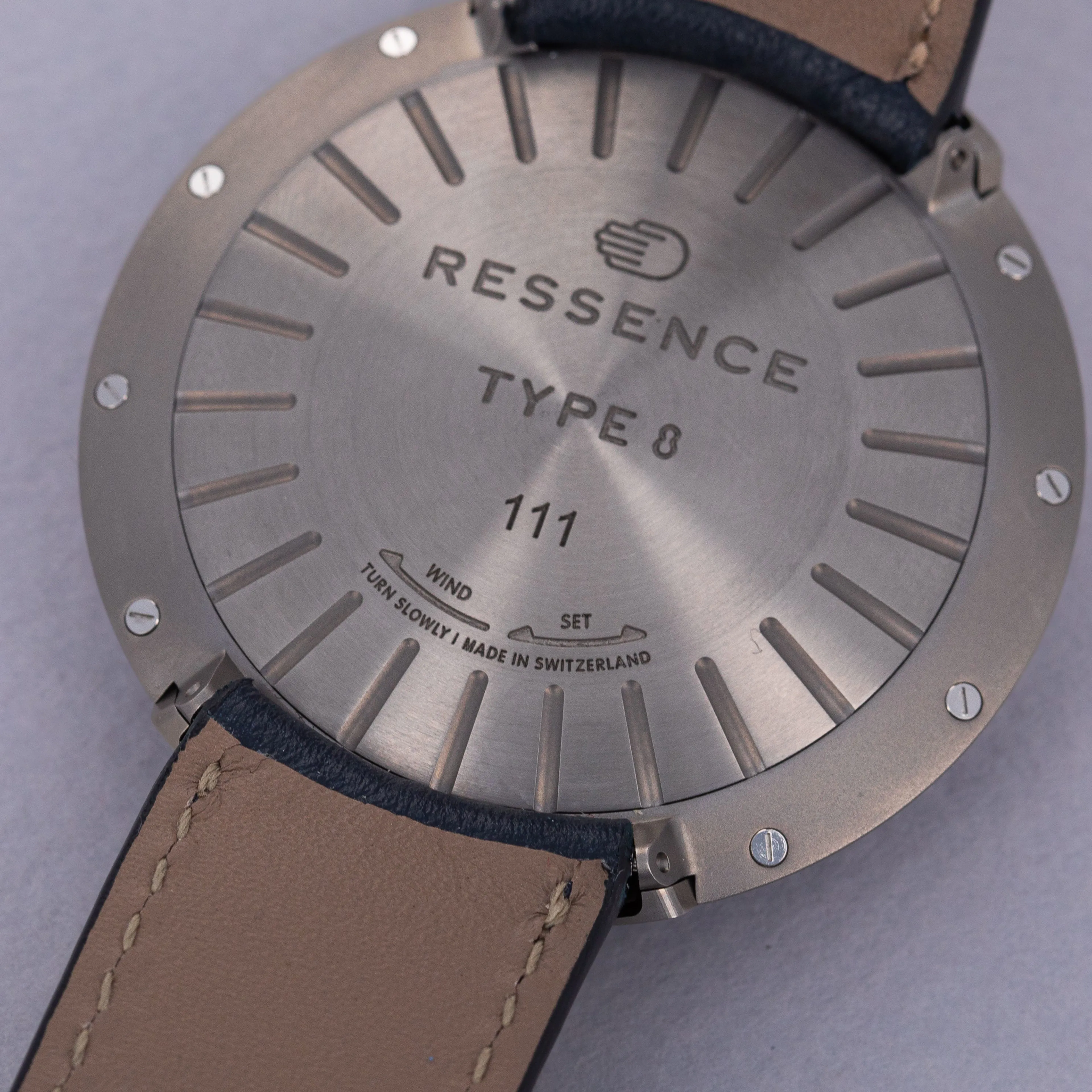 Ressence Type 8 43mm Titanium Blue 4