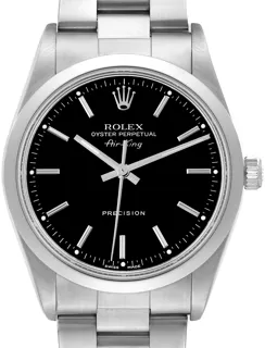 Rolex Air King 14000 Stainless steel Black