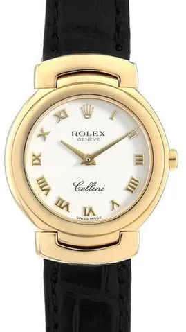 Rolex Cellini 6621/8 26mm Yellow gold White