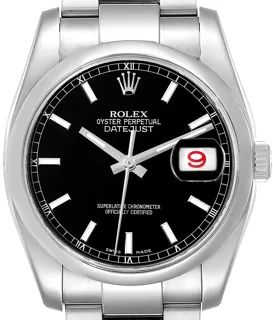 Rolex Datejust 116200 Stainless steel Black