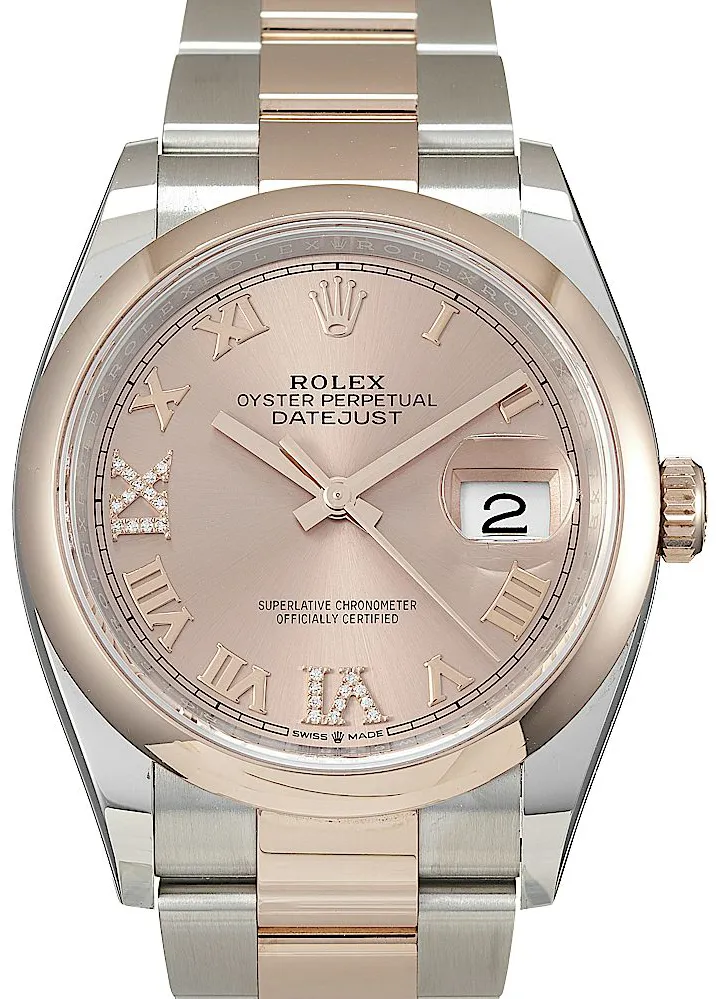 Rolex Datejust 36 126201 36mm Rose gold Rose